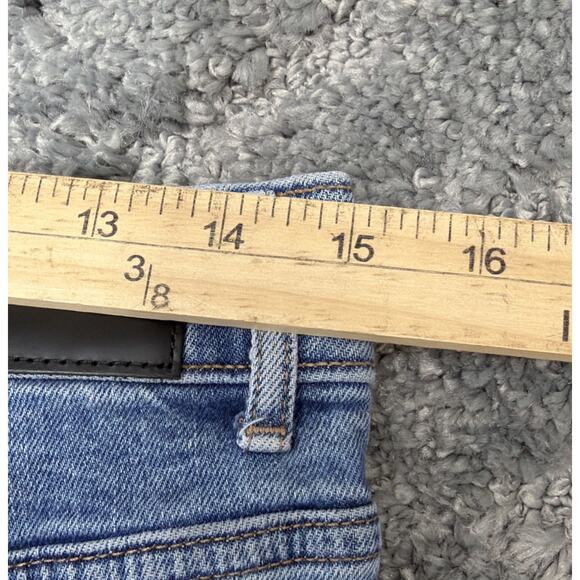 Express Women Floral Embroidered Boho Super High Rise Slim Denim Jeans Sz 10R - Picture 7 of 10